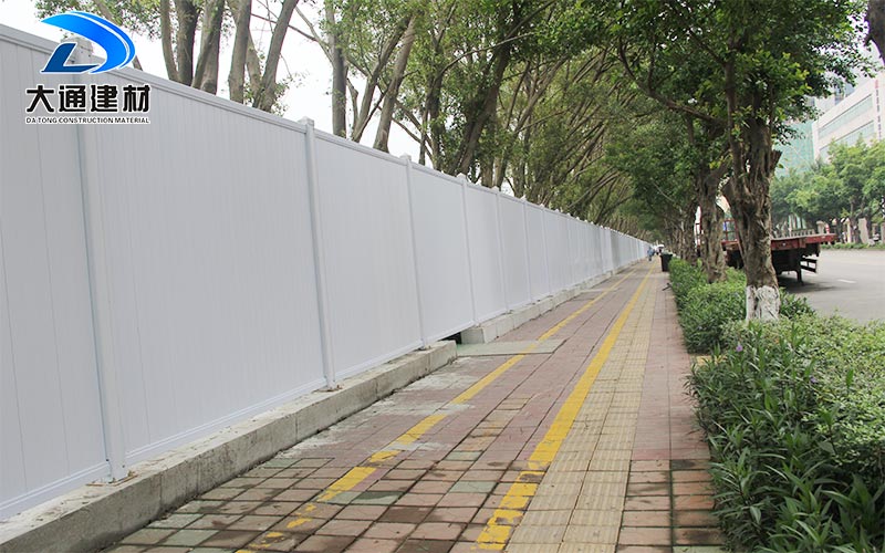 深圳市政pvc圍擋的好處，深圳大通建材圍擋廠家