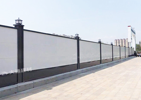 深圳鋼結(jié)構(gòu)裝配式圍擋A類(lèi)-工地施工現(xiàn)場(chǎng)臨時(shí)圍擋案例